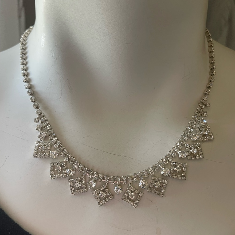 Christina Rhinestone Necklace - Picture 3 of 5